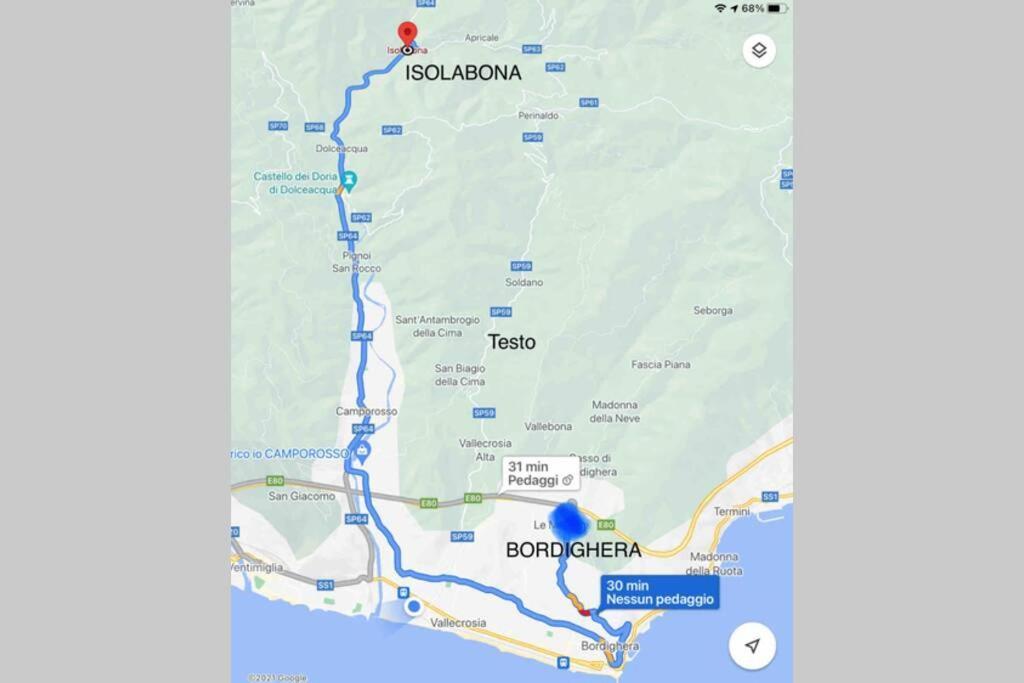 Alloggio Per Vacanze A Isolabona Екстериор снимка